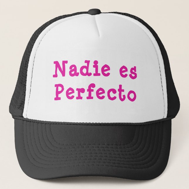 Casquette Nadie es Perfecto Trucker Hat (Devant)
