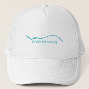 Casquette Nageur abstrait
