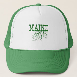 Casquette Naissance du Maine Racine État Arbre Racines Mot A
