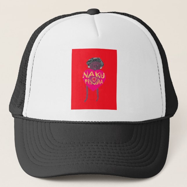 Casquette Nakupenda Love Art - Swahili Heart Design (Devant)