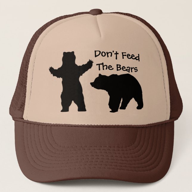 Casquette N'alimentez pas les ours (Devant)