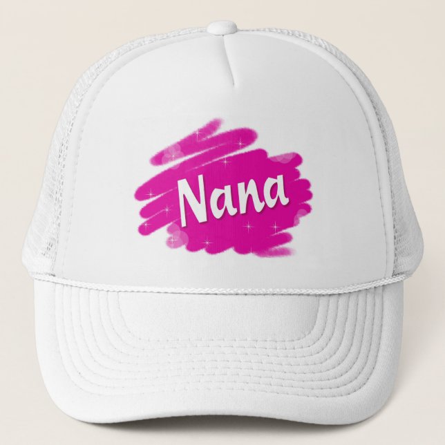 Casquette Nana aime le rose (Devant)