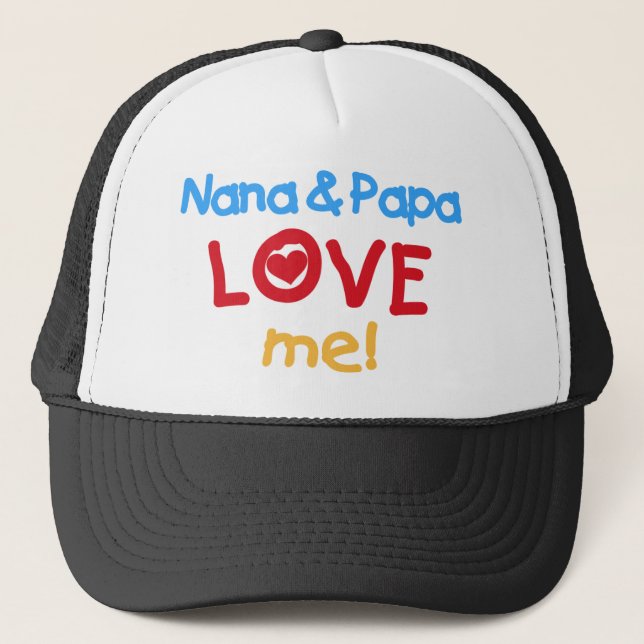 Casquette Nana et le papa m'aiment (Devant)
