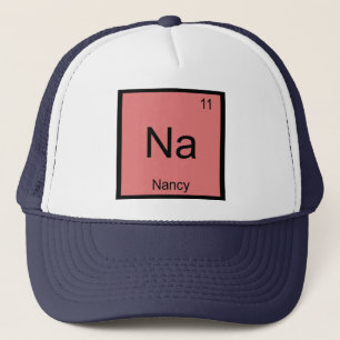 Casquette Nancy Name Chemistry, Élément Tableau périodiqu