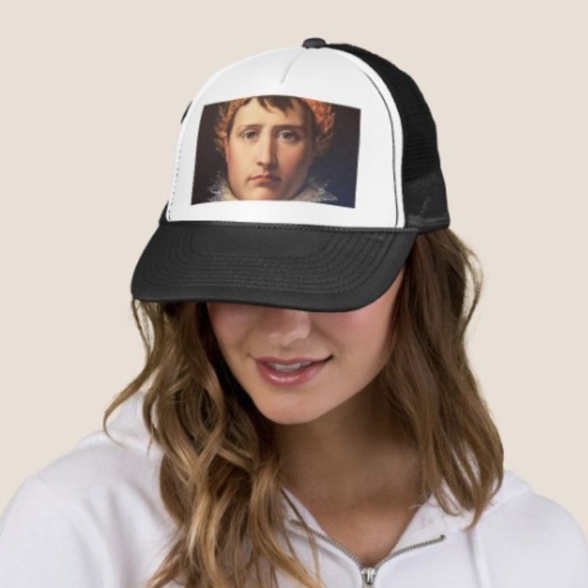 Casquette Napoléon couronné de laurier (Napoleon’s Trucker Hat   Adjust from 17" to 24" 100% polyester foam front 100% nylon mesh   back. 
)