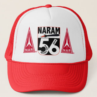 Casquette NARAM56 avec des logos de NAR de