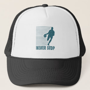Casquette N'arrêtez jamais : Basket-ball