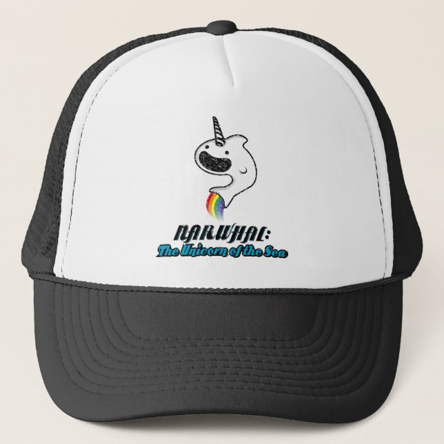 Casquette Narwhal : La licorne de la mer (Devant)