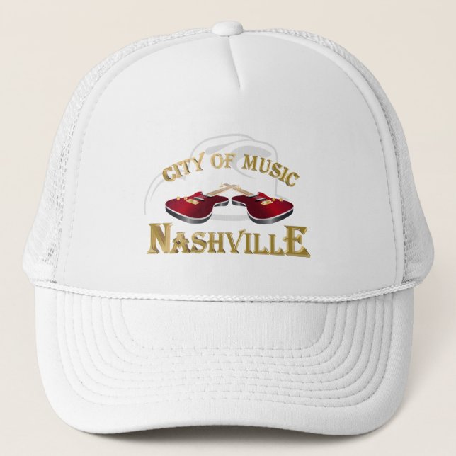 Casquette Nashville. City of music (Devant)