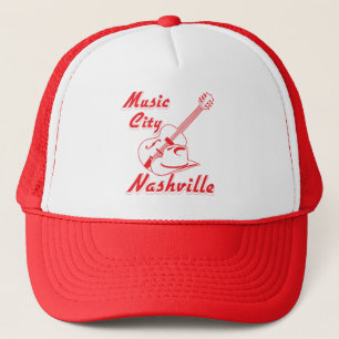 Casquette Nashville. Ville de musique