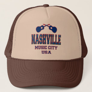 Casquette Nashville, ville Etats-Unis de musique