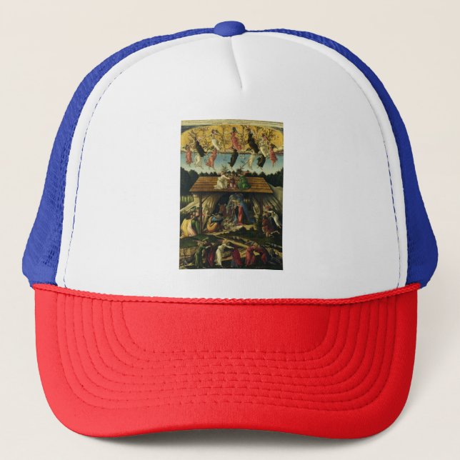 Casquette Nativité mystique par Sandro Botticelli (Devant)