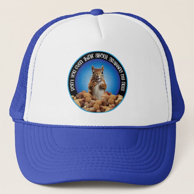 Casquette N'attrape pas mes noix - drôle d'écureuil (Devant)