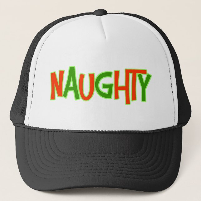 Casquette Naughty Funny Noël (Devant)