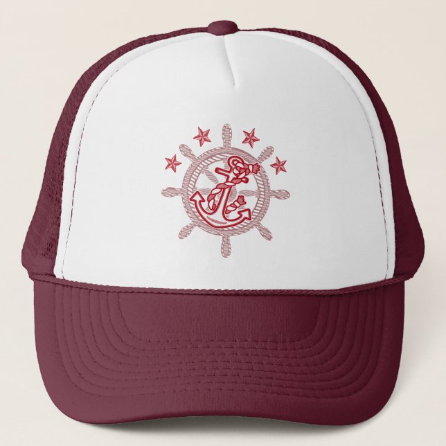 Casquette nautique Capitaine d'abord Mate Skipper  (Devant)