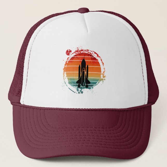 CASQUETTE NAVETTE SPATIALE VINTAGE (Devant)