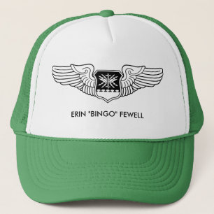 Casquette Navigateur Ailes Ligne noire Dessin Nom personnali