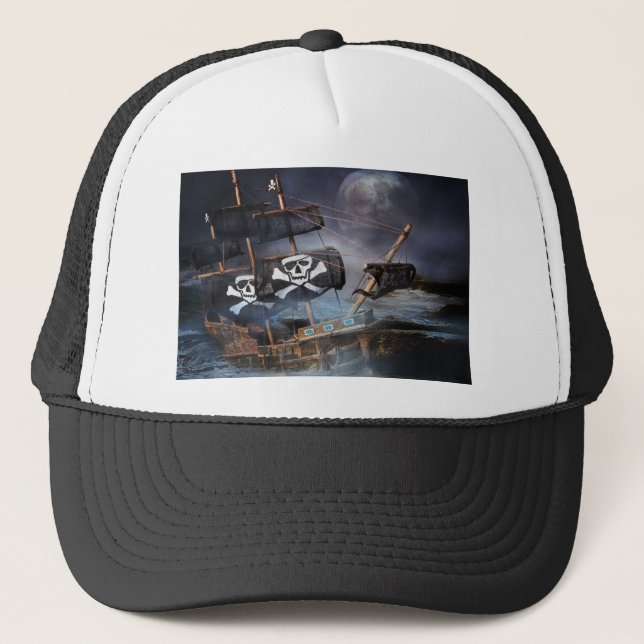 CASQUETTE NAVIRE PIRATE GHOST (Devant)