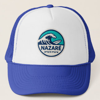 Casquette Nazaré Surf Trucker Hat – Portugal Coastal Wave Lo