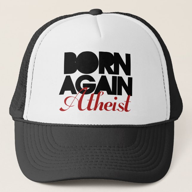 Casquette Né à nouveau athée (Devant)