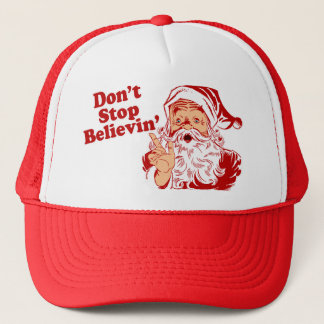 Casquette Ne cessez pas de croire Noël