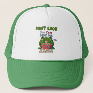 Casquette Ne cherchez pas l'amour Cherchez Ramen - Grenouill