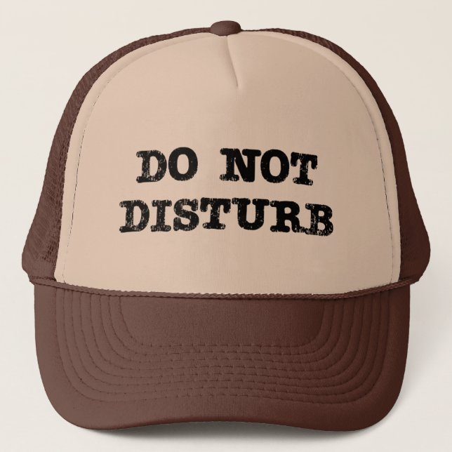 Casquette Ne dérangez pas (Devant)