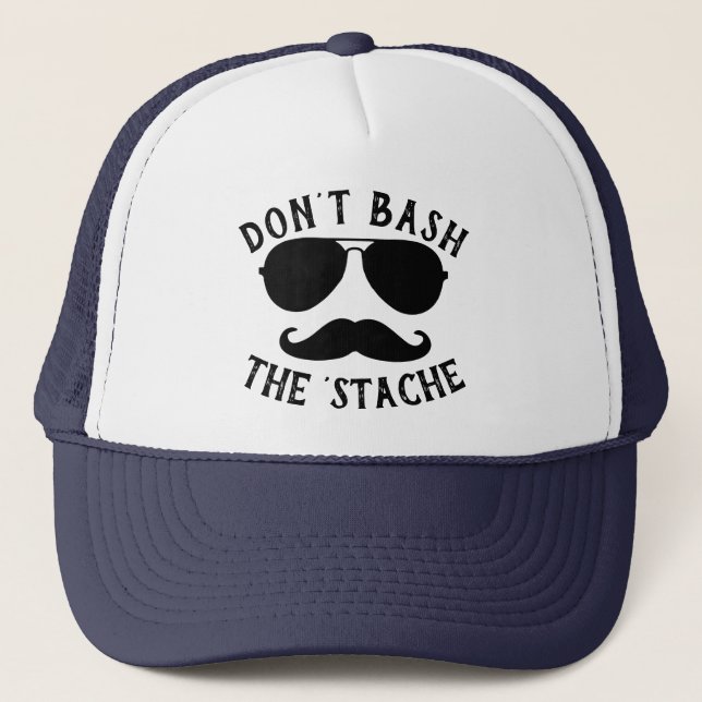 Casquette Ne frappez pas le Stache (Devant)