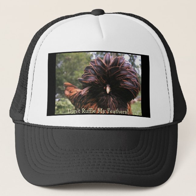 Casquette Ne hérissez pas mes plumes ! (Devant)