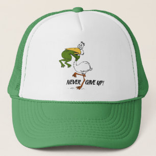 Casquette Ne jamais renoncer à la grenouille Choquant l'oise