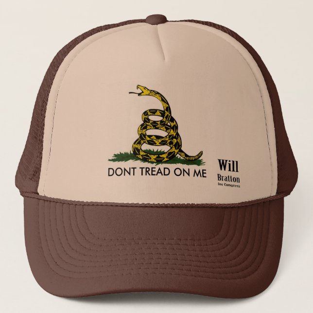 Casquette NE MARCHEZ PAS SUR MOI, Gadsden Rattler, Bratton (Devant)