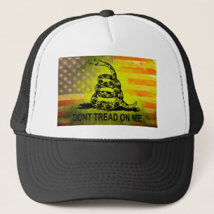 Casquette Ne marchez pas sur moi le drapeau américain de