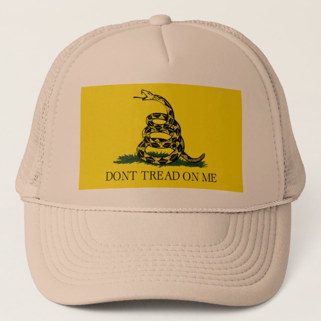 Casquette NE ME CONNECTEZ PAS, Drapeau Gadsden (Devant)