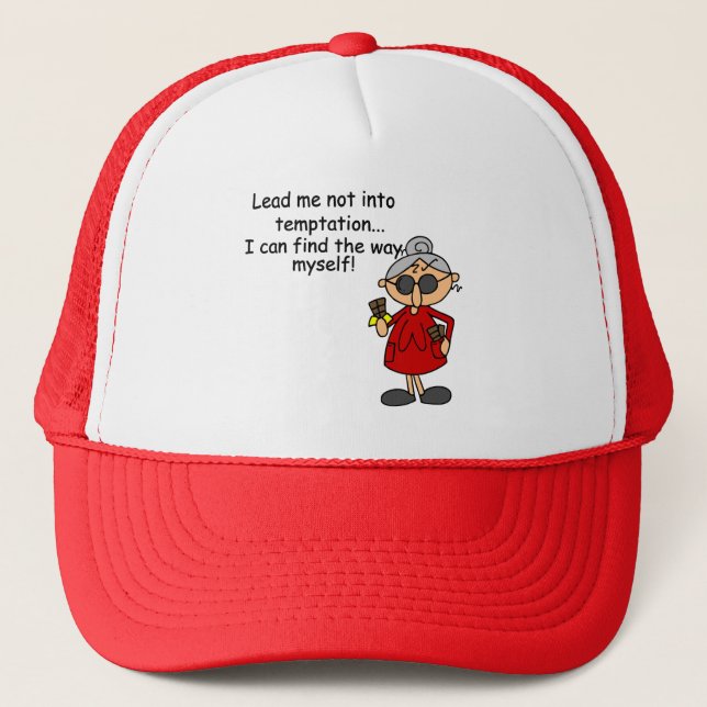 Casquette Ne Me Menez Pas Dans Un Humour De Tentation (Devant)