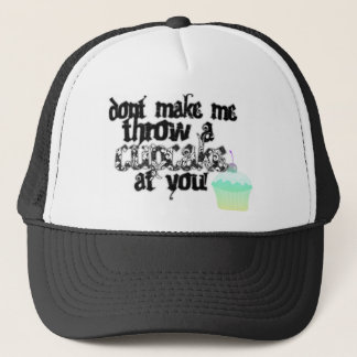 Casquette ne m'incitez pas à jeter un petit gâteau à vous
