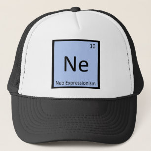Casquette Ne - Néo-Expressionnisme Symbole de Chimie d'Art