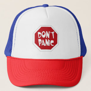 Casquette Ne panique pas le chapeau de camion !