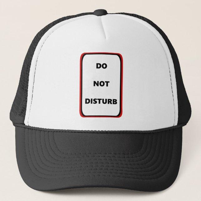 Casquette Ne pas déranger (Devant)