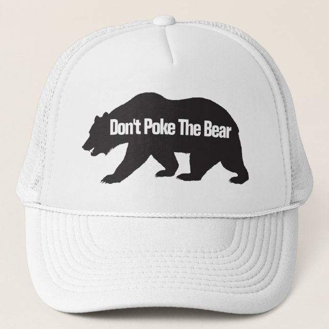 Casquette Ne pique pas l'ours (Devant)