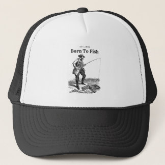 Casquette Né pour pêcher