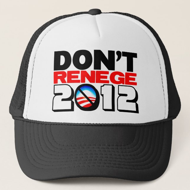 Casquette Ne renoncez pas à 2012 (Devant)