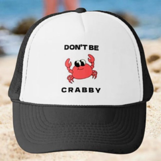 Casquette Ne sois pas crabe | Chapeau de camion de crabe rou (Créateur téléchargé)