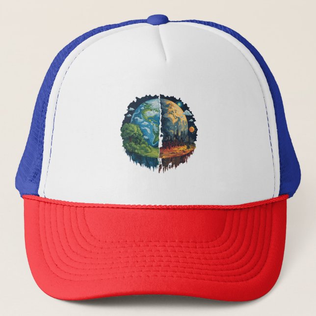 Casquette Ne tuons pas la planète (Devant)