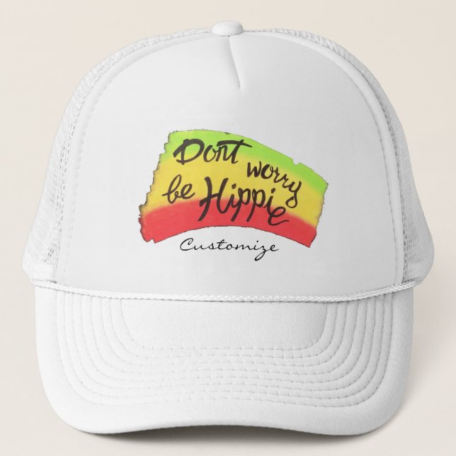 Casquette Ne vous inquiétez pas être Hippie Thunder_Cove (Devant)