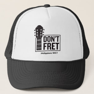 Casquette Ne vous tracassez pas (Philippiens 4:6-7) Guitare