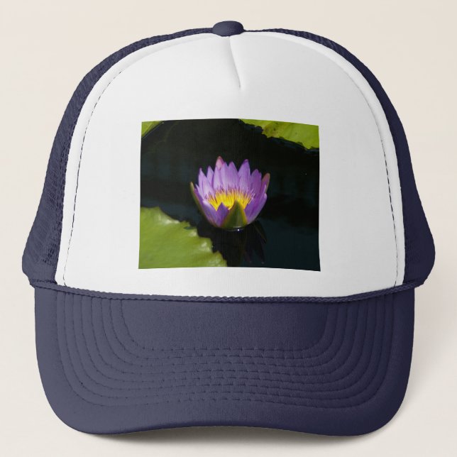 Casquette Nénuphar de Lotus violet (Devant)