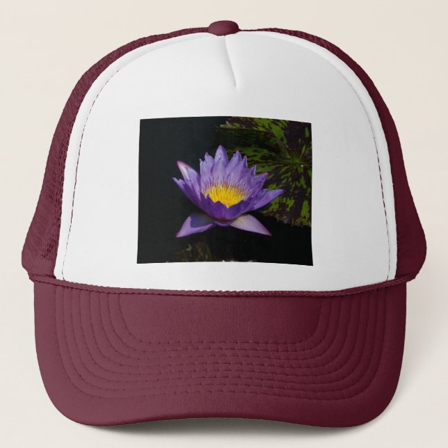 Casquette Nénuphar de Lotus violet (Devant)