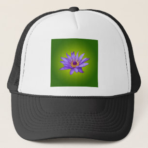 Casquette Nénuphar Fleur Étang Aquatique Fleur d'Eau Violett