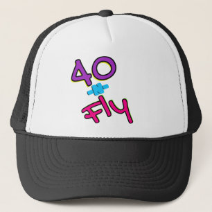 Casquette Neon 80's Retro 40&Fly Hip hop 40e anniversaire
