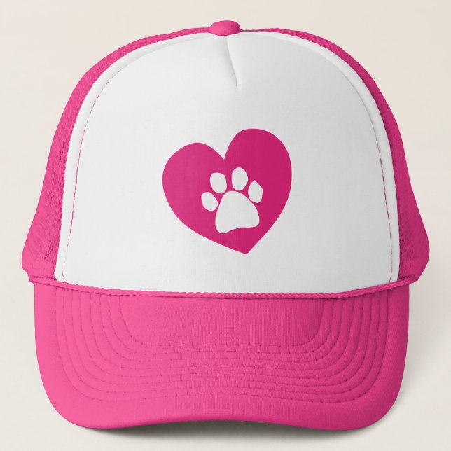 Casquette Neon camionneur rose chapeau femme (Devant)
